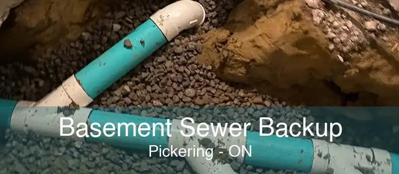 Basement Sewer Backup Pickering - ON