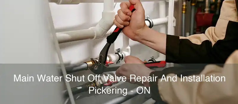 Main Water Shut Off Valve Repair And Installation Pickering - ON