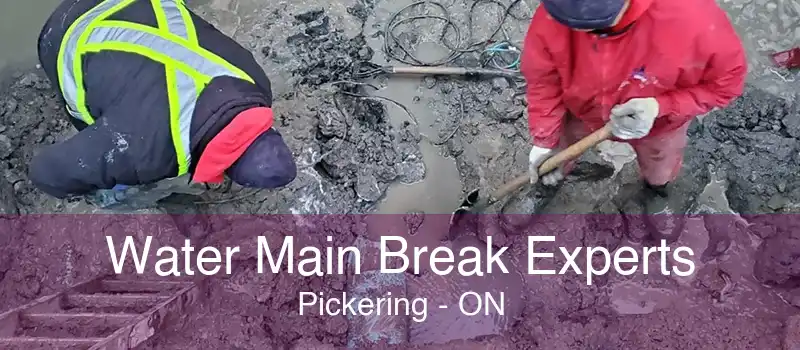 Water Main Break Experts Pickering - ON