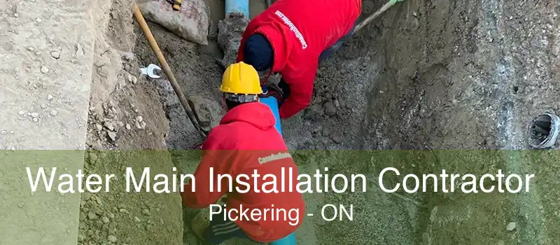 Water Main Installation Contractor Pickering - ON